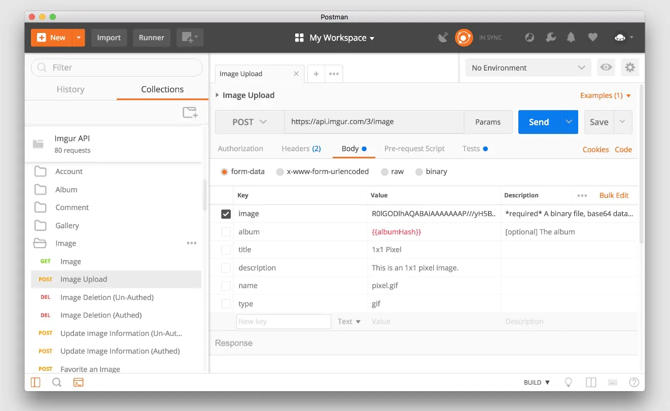 Collection in PostMan for API Testing